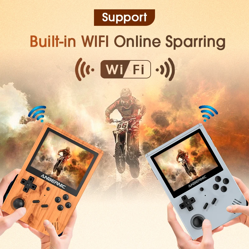 Новые ретро-игры RG351V RK3326 с открытым исходным кодом 3 5 дюйма 640/480 портативный