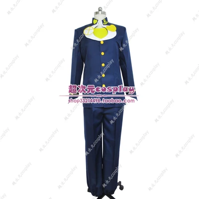 Full Set(no wig) Необычные приключения Джоджо для косплея Higashikata Josuke Косплей Костюм Аниме Косплей наряды костюмы на Хэллоуин - Цвет: Full Set(no wig)