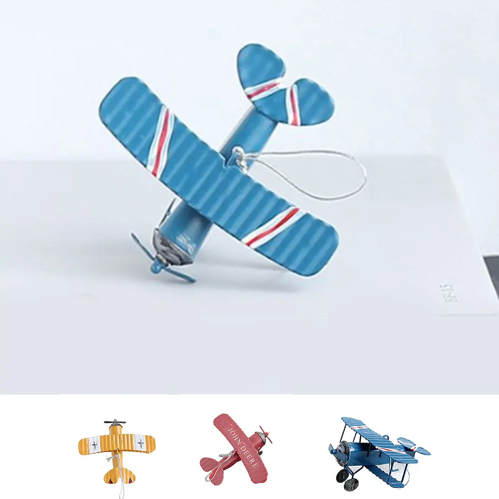 2 шт. винтажные железные модели самолета металлические миниатюры антикварные