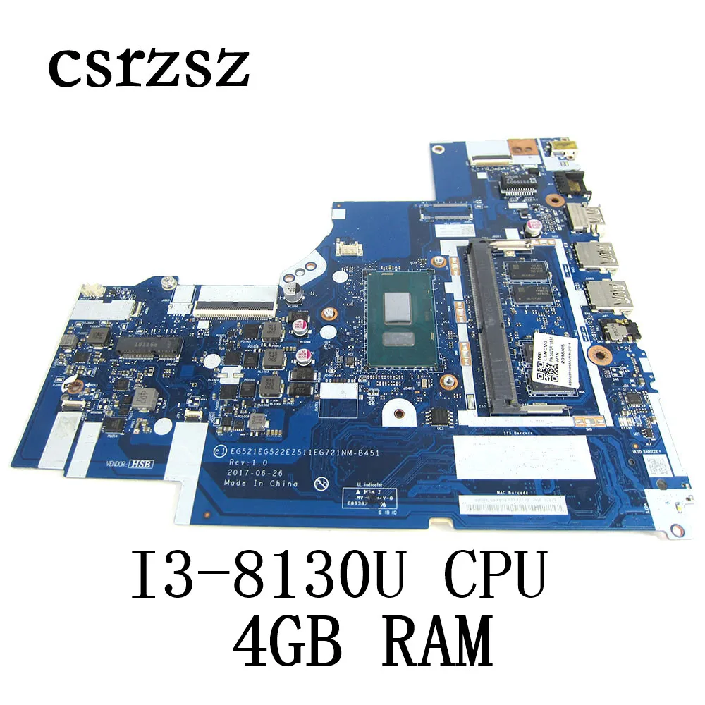 Материнская плата для ноутбука Lenovo ideapad 330-15ikb 330-17ikb со стандартным процессором, 4 Гб оперативной памяти, системная плата 5B20R19898 Материнская плата для ноутбука Lenovo ideapad 330-15ikb 330-17ikb со стандартным процессором, 4 Гб оперативной памяти, системная плата 5B20R19898