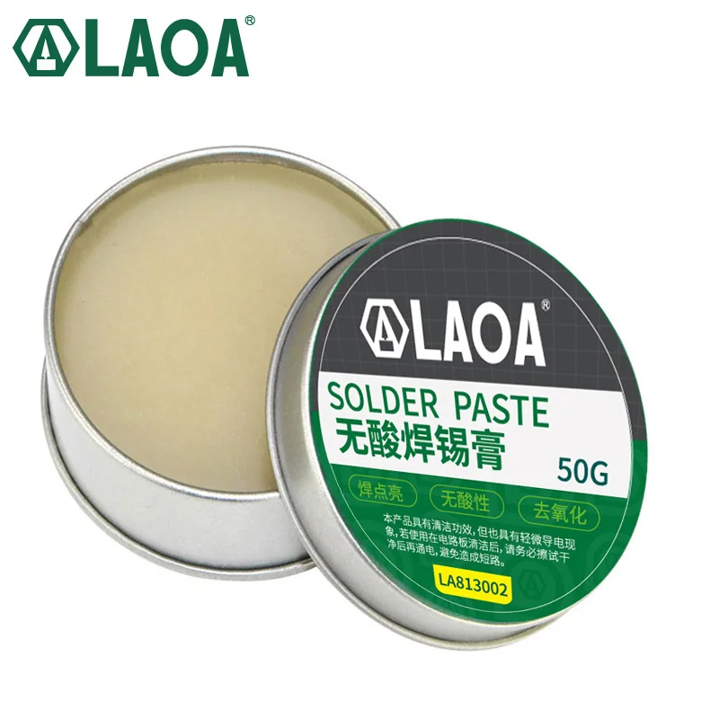 LAOA  Soldering Paste No Acid SMD Flux Grease SMT IC 10cc Repair Tool Solder PCB
