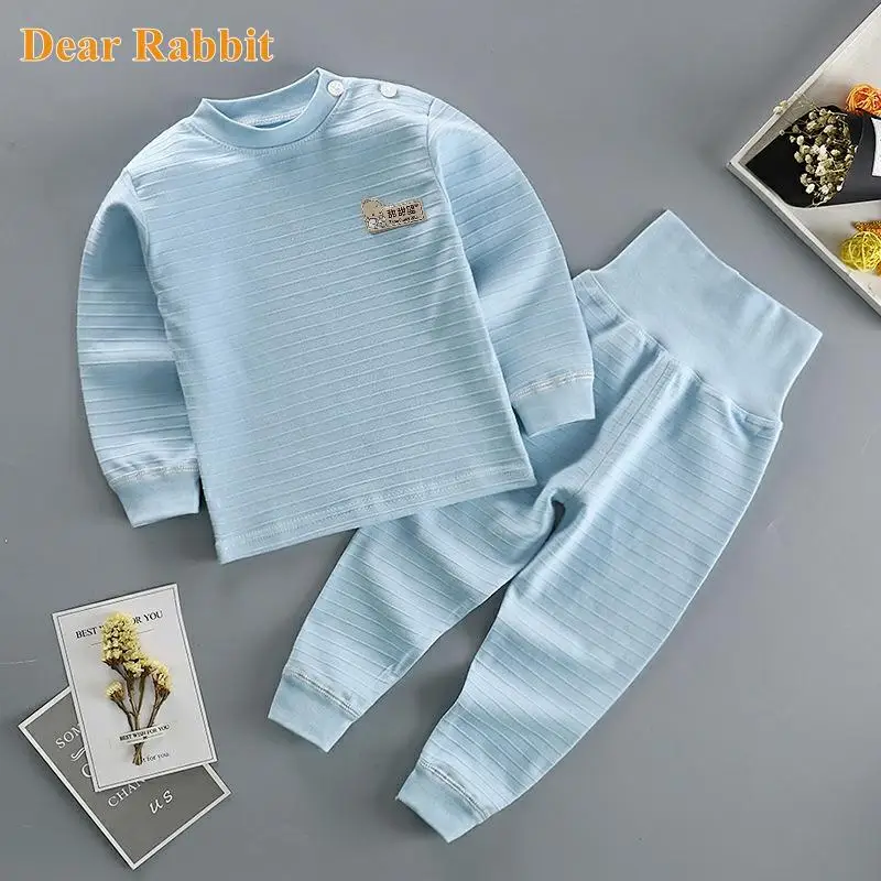 2PCS Spring Fall Kids christmas Pajamas family Set Cartoon Cotton Tops+Pants Baby Boys Clothing Girls Sleepwear Toddler Clothes