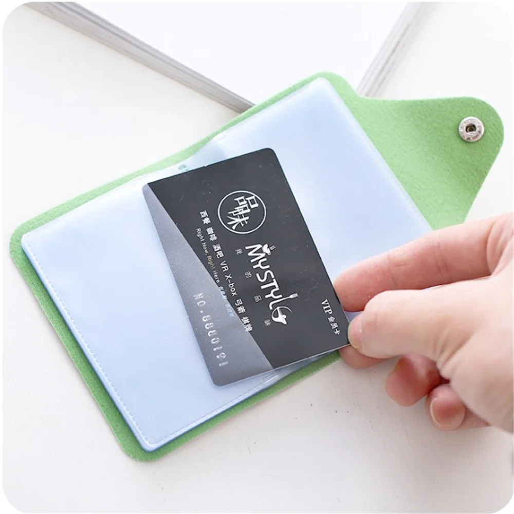 

High Quality Cute Carton Snap-in type Children card holder Material PU+PVC