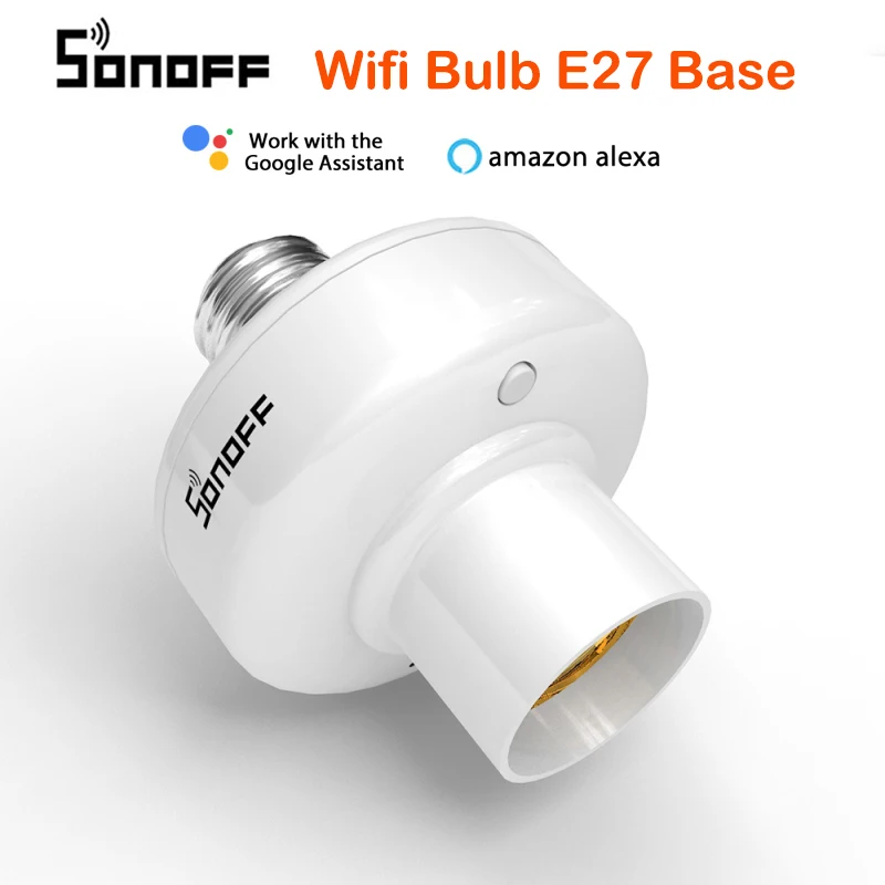 SONOFF Slampher R2 E27 умный WiFi светильник держатель лампы Переключатель RF 433 МГц для
