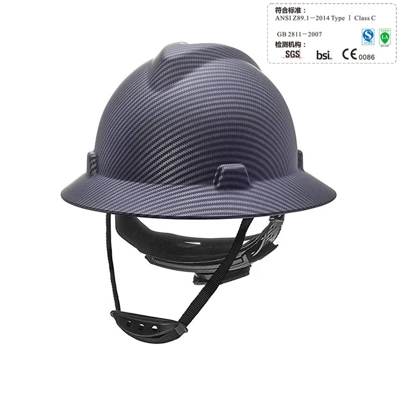 

Защитный шлем из углеродного волокна, конструкция, твердая шляпа, высококачественные защитные шлемы из АБС-пластика для съемки, рабочая кры...