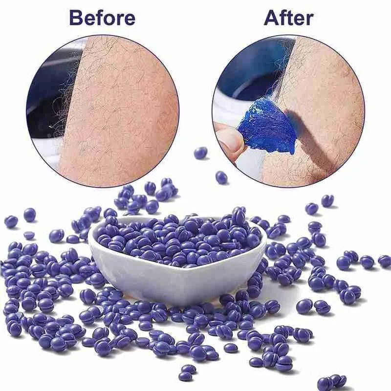 

Bag Depilatory Wax Beads Pellets No Strip Depilatory Hot Film Hard Wax Unisex Armpit Arm Legs Epilation All Body Hair Removal