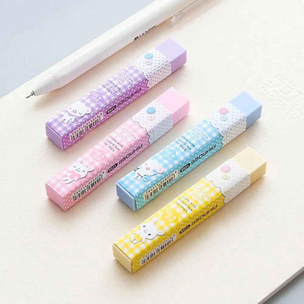 1 шт. каваи прямоугольник 2B резиновый ластик канцелярские принадлежности цветные