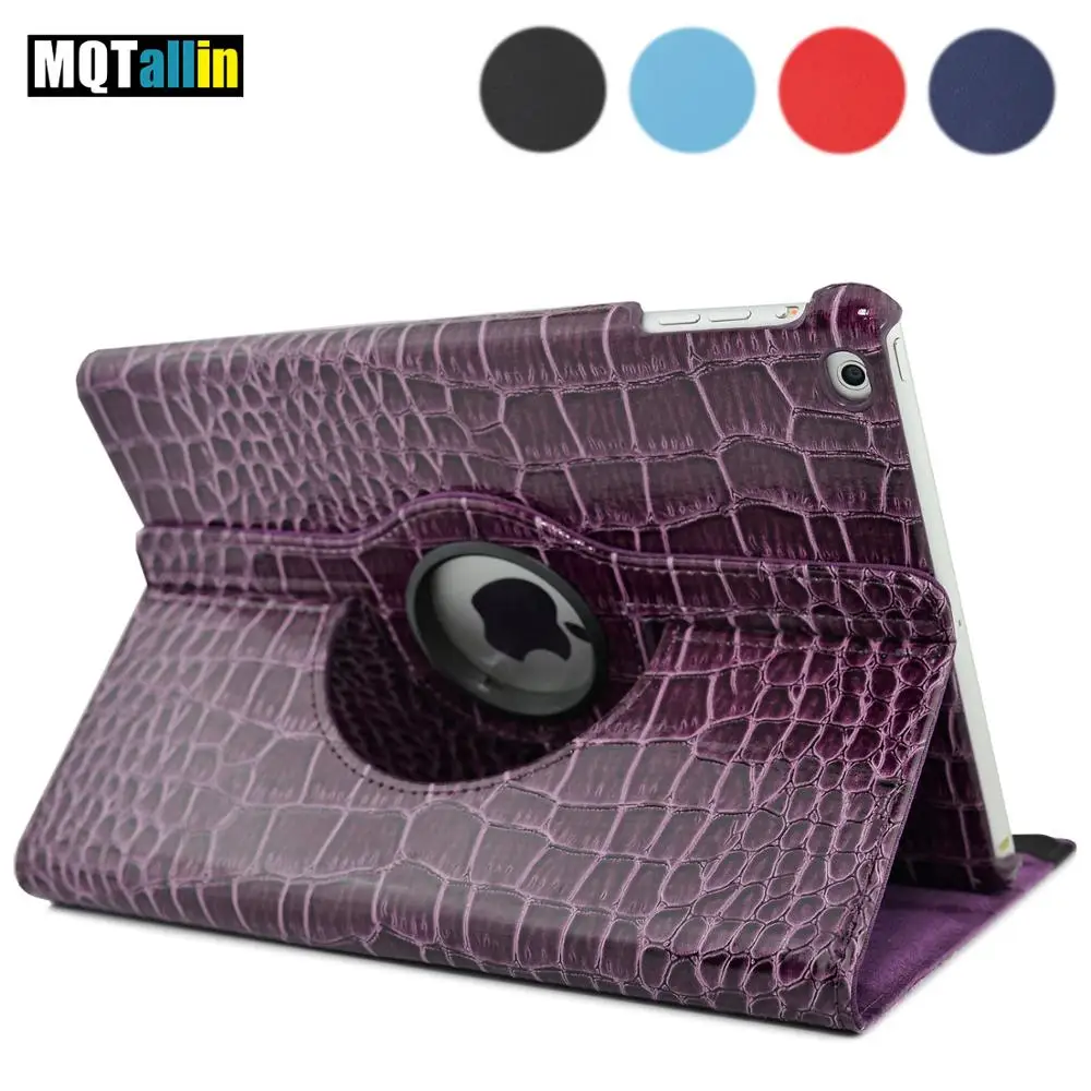 Чехол с крокодиловым узором для нового iPad 9 7 2017 2018 чехол Air 2 Generation Funda умный