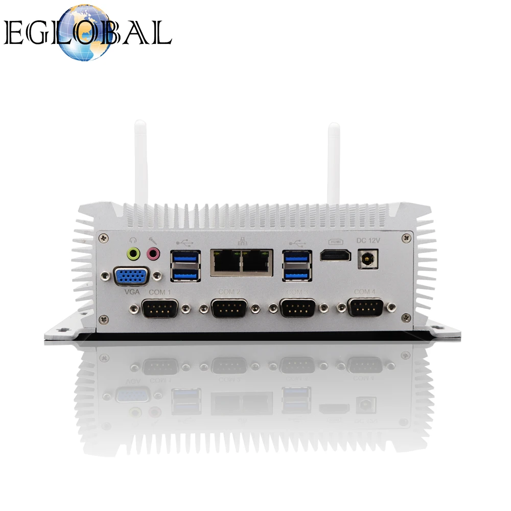 Eglobal Новое поступление промышленный Мини ПК компьютер intel core i5 i7 dual lan 2COM со