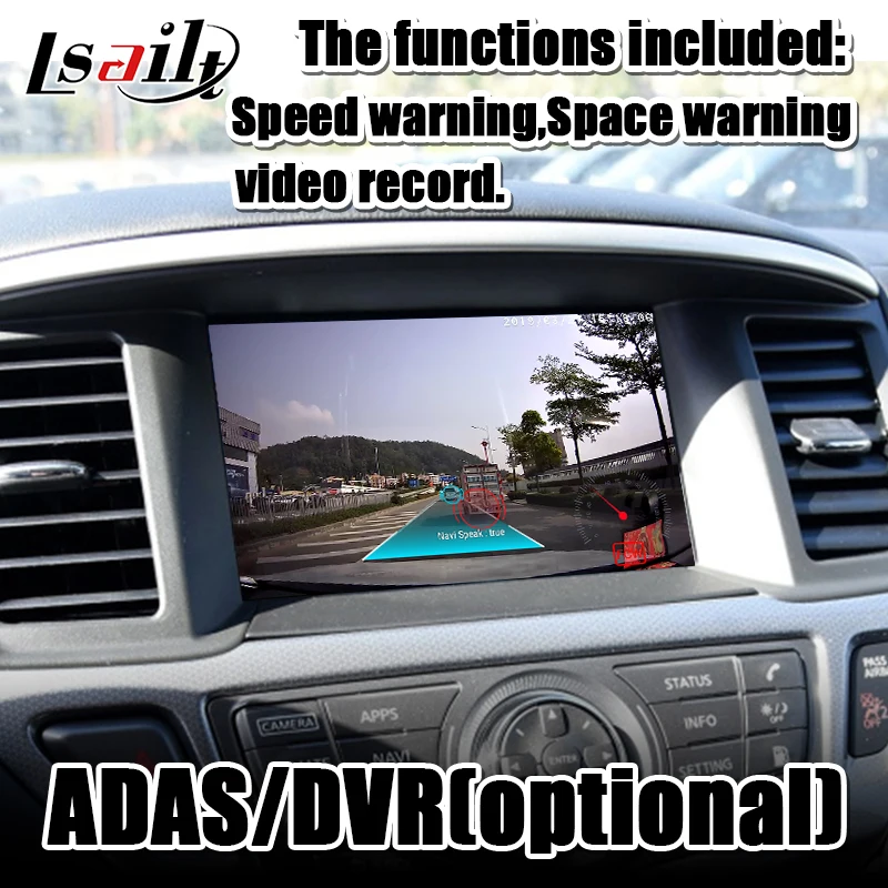 Lsailt 4 Гб CarPlay/Android мультимедийный видео интерфейсный бокс для Nissan патруль Армада 13