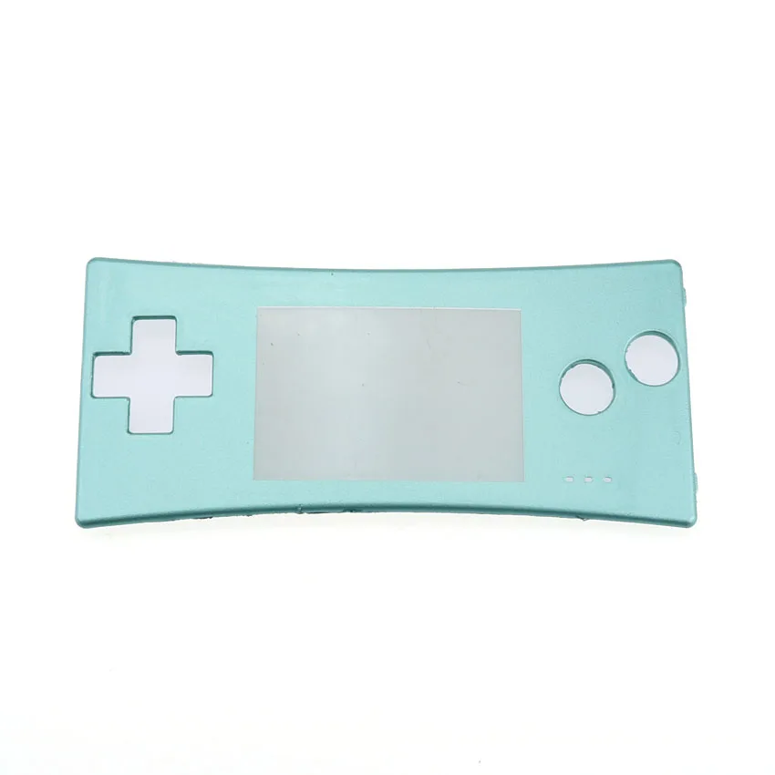 Замена YuXi Передняя Лицевая панель для GameBoy Micro для GBM системы передний чехол Корпус - Цвет: Green