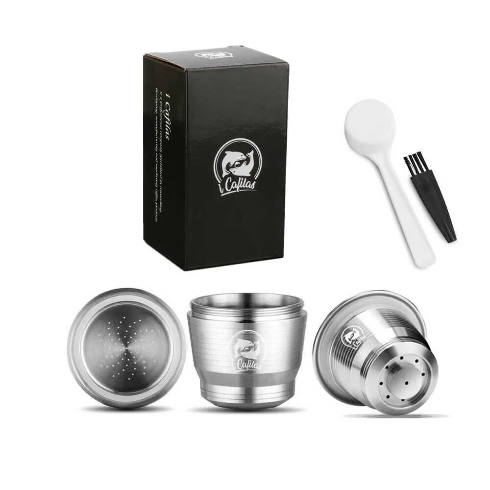 Многоразовые капсулы Nespresso многоразовые кофейные капсулы дропшиппинг фильтры эспрессо совместимы с iniscia C40 Pixie C60