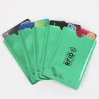 Чехол-Кошелек для кредитных карт, металлическийпластиковый, с защитой от Rfid-считывания, 1 шт., держатель для карт