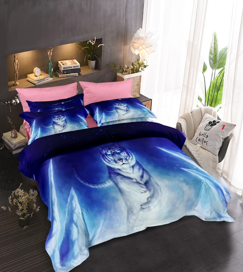 

Nwe Lion Bedding Set Single Twin Full Queen King Size Animal Tag Lion Wolf Bed Set Aldult Kid Bedroom Duvetcover Sets 017