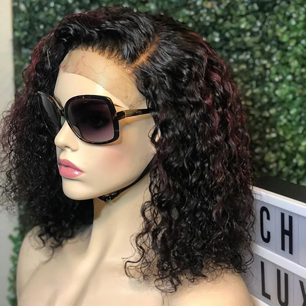 Тонкий парик с эффектом омбре Atina красный 1b 99j бордового цвета человеческие