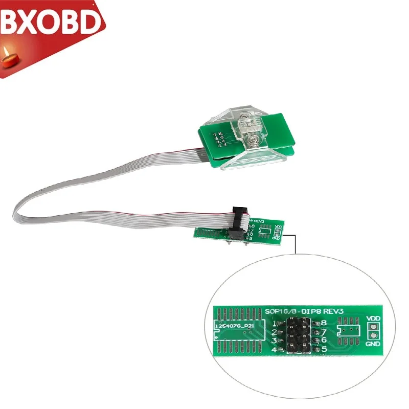 EEPROM 8Pin адаптер линии Зажим Soic 8 sop8 зажим испытания Eeprom клип поддерживает XPROG