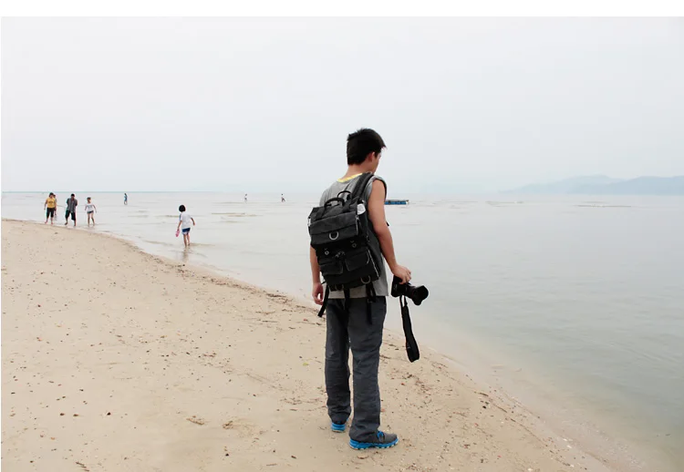 Waterproof Camera Backpack National Lowepro Fits 15 inch Laptop Geographic Canvas SLR Bags Rain Cover for Canon Nikon Sony a6000