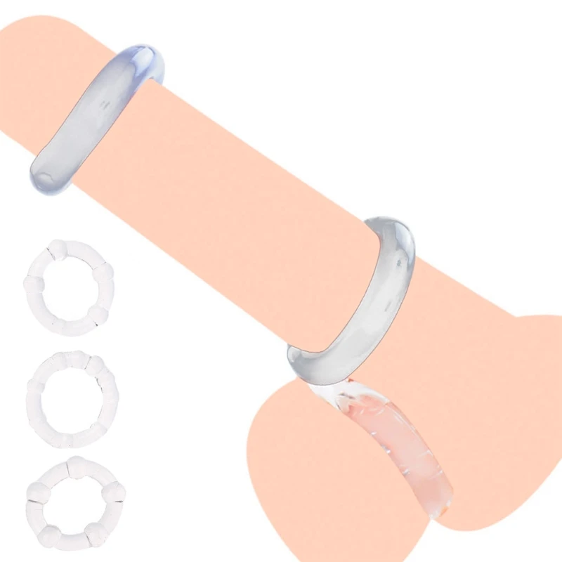 Кольцо на пенис для эрекции увеличитель оргазма 3 шт. | Красота и здоровье