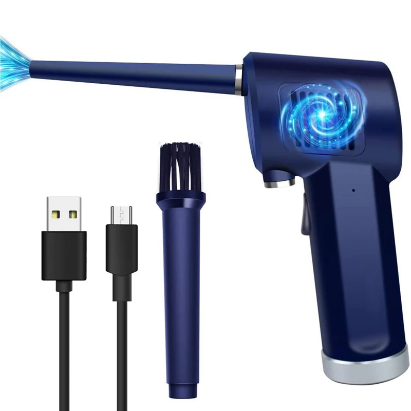 

Cordless Air Duster for Computer Keyboard Electronics Cleaning Rechargeable Electric Duster Air Blower New Generation Canned Air