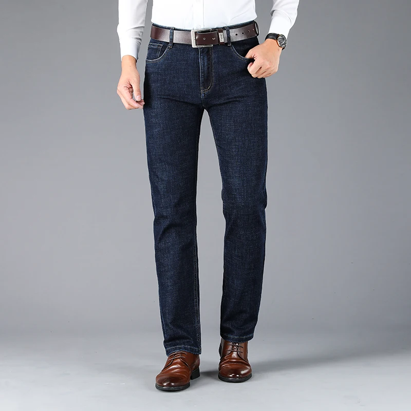 Biker Jeans Homme Pantalon Pants Jean Denim Spijkerbroeken Heren Classic Vaqueros Baggy Fashion Designer High Quality Trousers