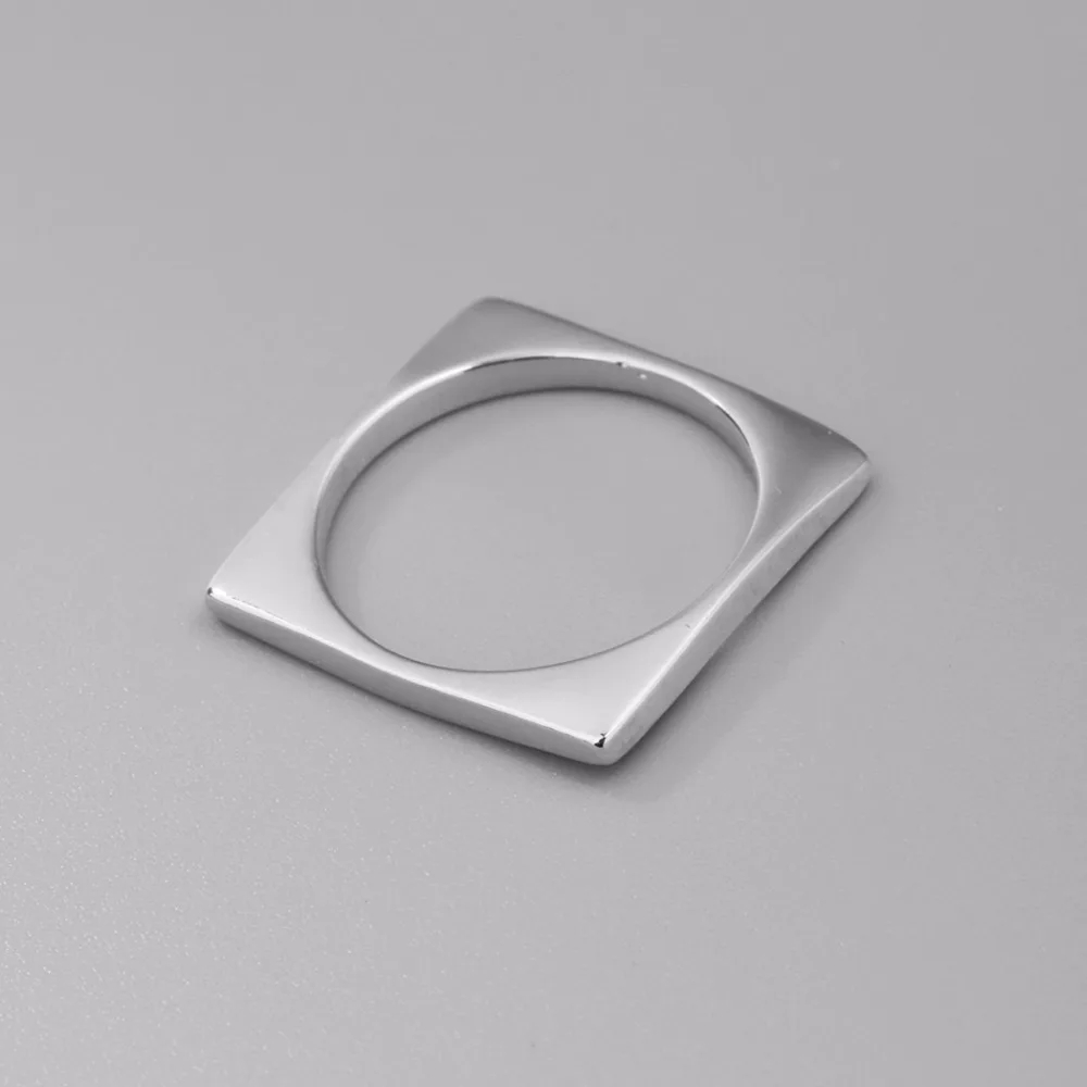 Чандлер панк готика трендовые ювелирные изделия Квадратные Кольца для женщин