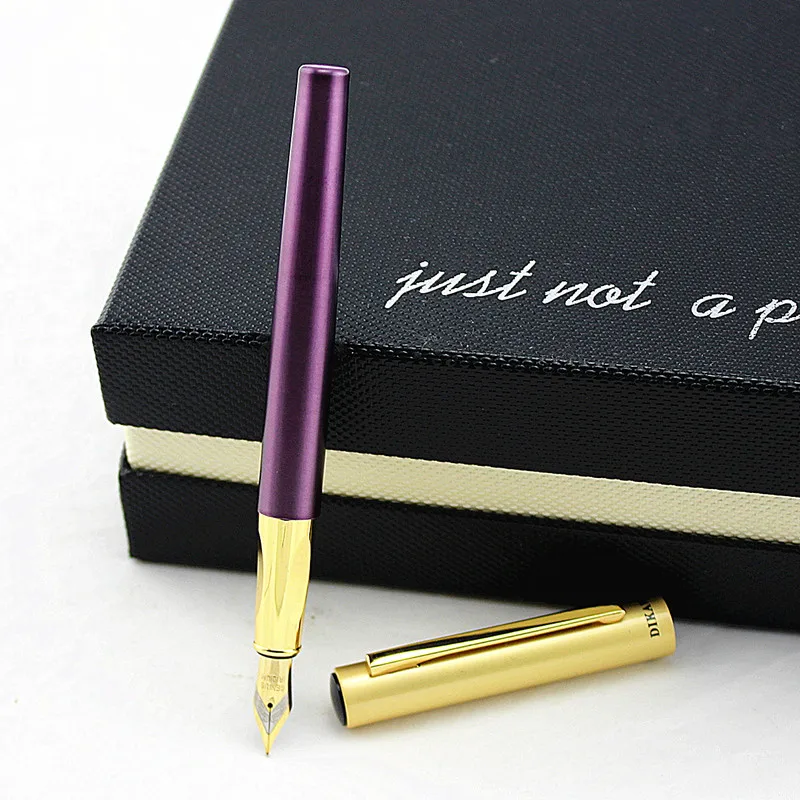 Ручка перьевая для письма металлическая 0 5 мм с цветными чернилами|fountain pen|pen fountain