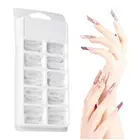 100 шт. прозрачные формы для ногтей, полное покрытие, быстрое строительство, форма для ногтей, наращивание ногтей, сделай сам, маникюр, искусственные ногти, поставка, инструменты для макияжа