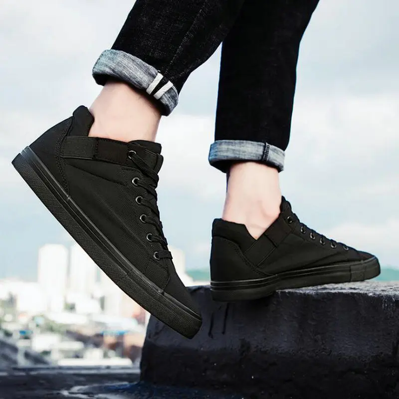 Кроссовки мужские холщовые дышащие легкие повседневная весенняя обувь плоская