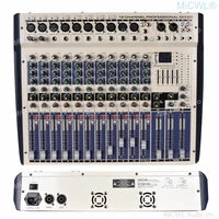 professional 2400 watt power amplifier mixing console 12 channels white audio mixer bluetooth record 99 dsp effect usb 2400w