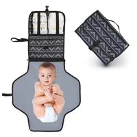 waterproof baby diaper changing pad multi function diaper change mat with storage essentials pockets padded headrest