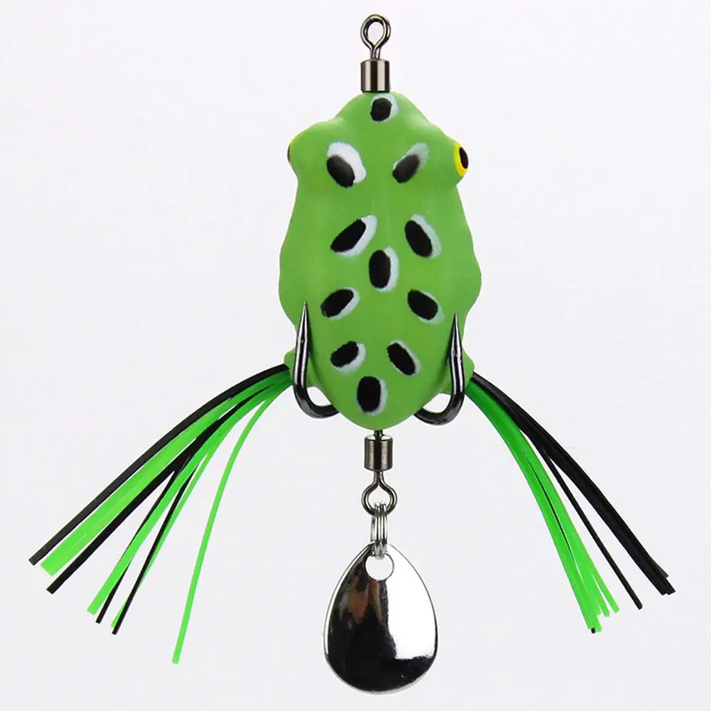 

Frog Soft Fishing Lures Kit Fishing Lure Topwater Floating Ray Frog Artificial Bait Winter Fishing