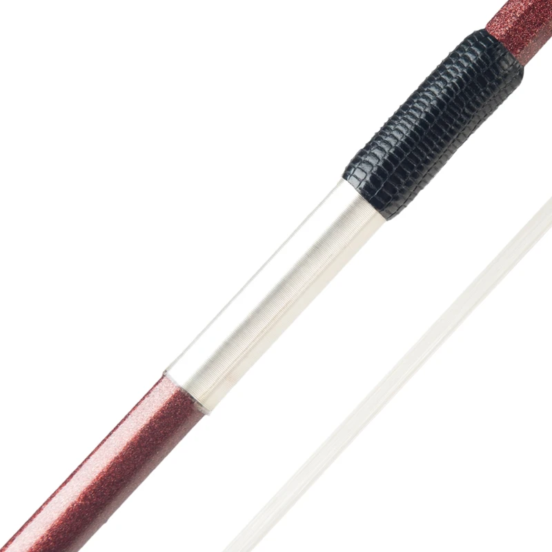 

4/4 Violin Bow Carbon Fiber Violin Bow 4/4 Violin Fiddle Bow Ebony Frog Brown Color