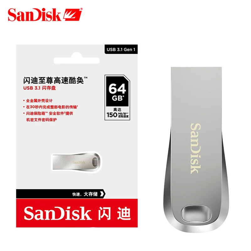 SanDisk 16  USB 3, 1 - 64  - 32   128  256  U  USB  clave para portatil///