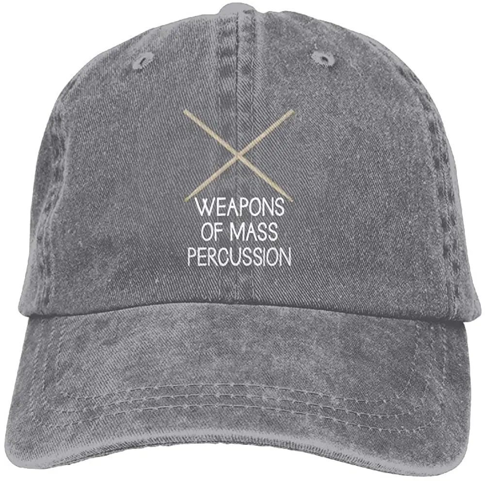 

Mass Percussion Weapons Hipster Unisex Jeans Men's Printed Adjustable Baseball Dad Hat Gift for Men Women Black