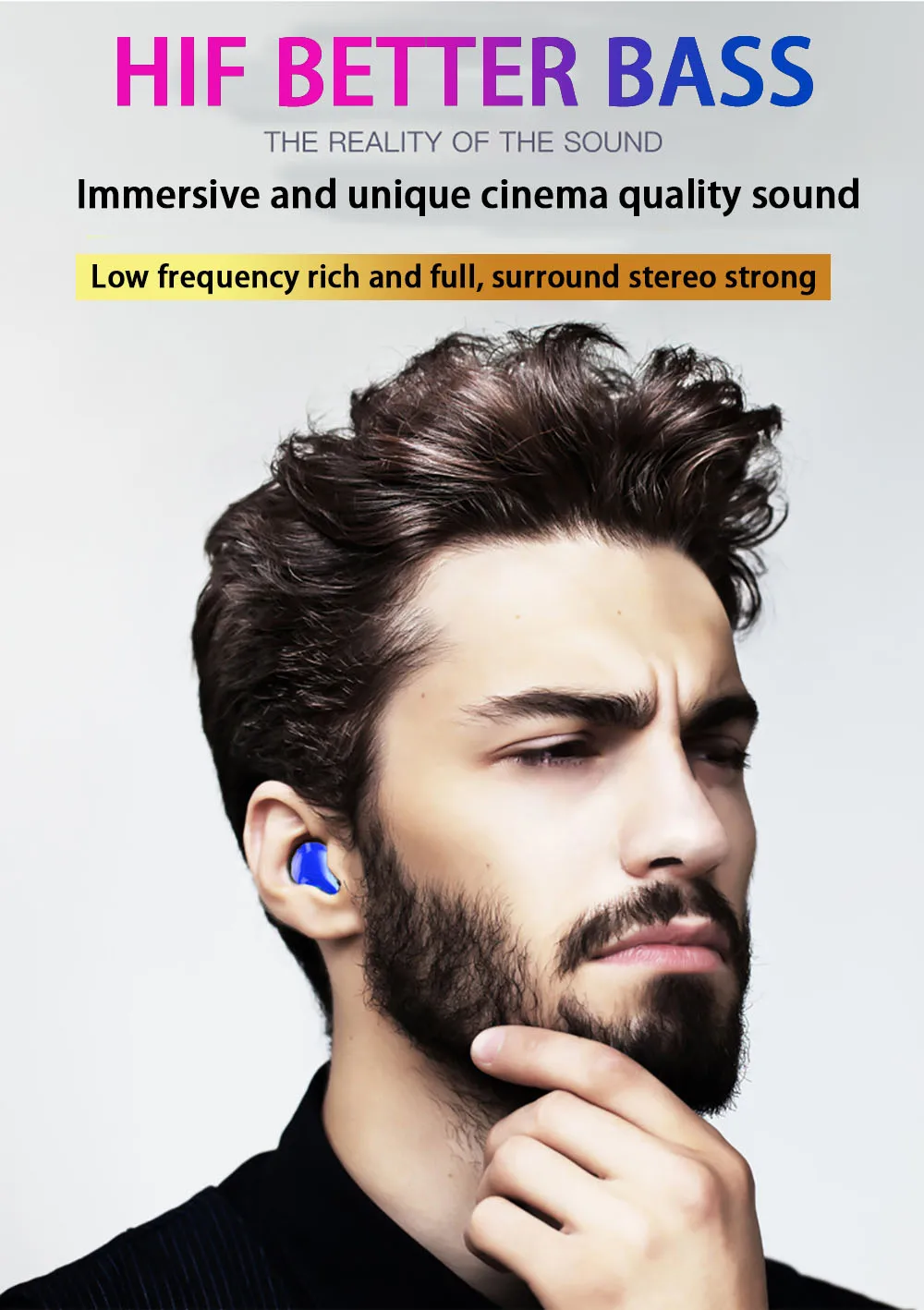 QCR G01 беспроводные наушники 5,0 TWS Bluetooth наушники настоящие беспроводные стерео наушники спортивные наушники с микрофоном для зарядки