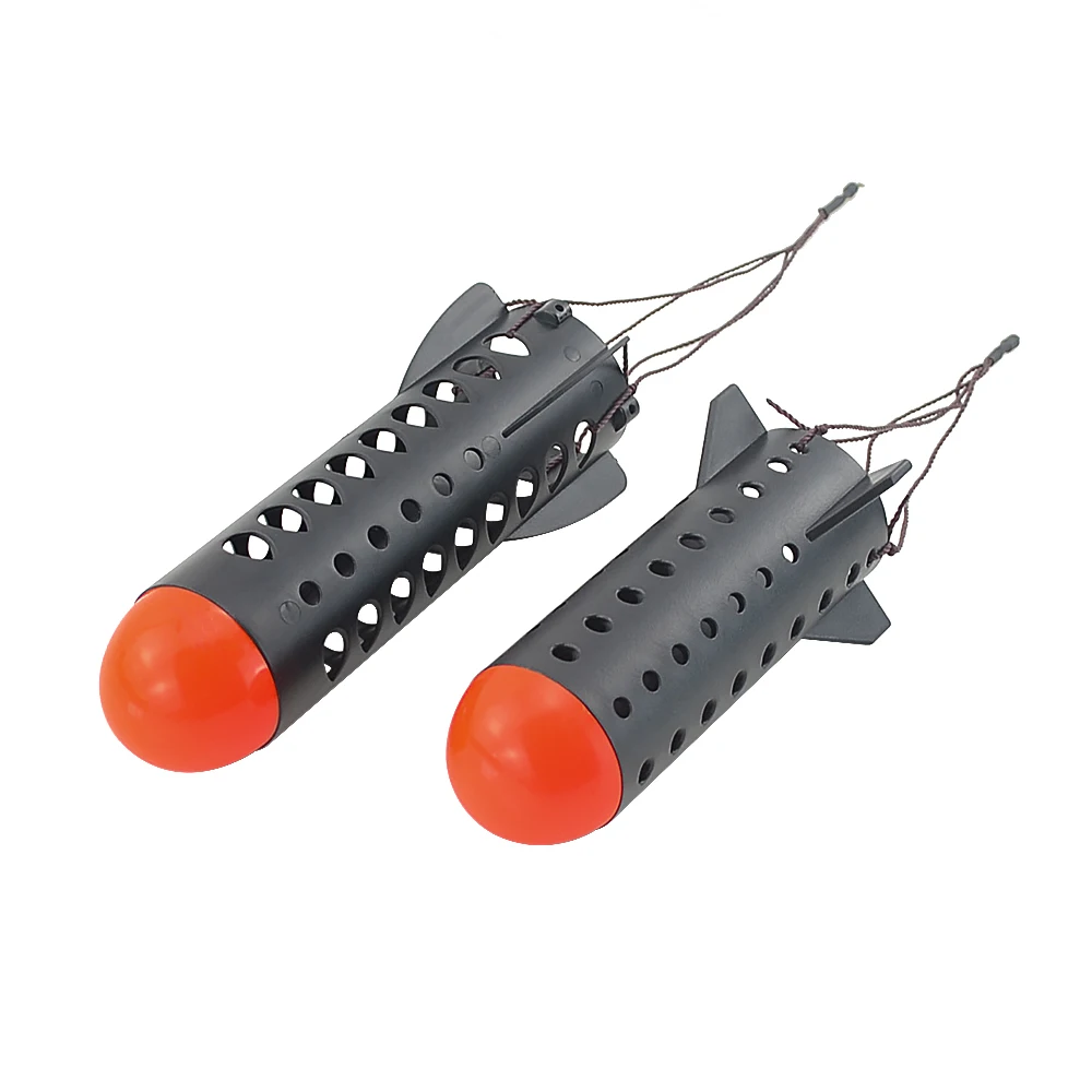 4 x кормушка для ловли карпа ракетки приманки снасти 2 размера рыболовные кормушки