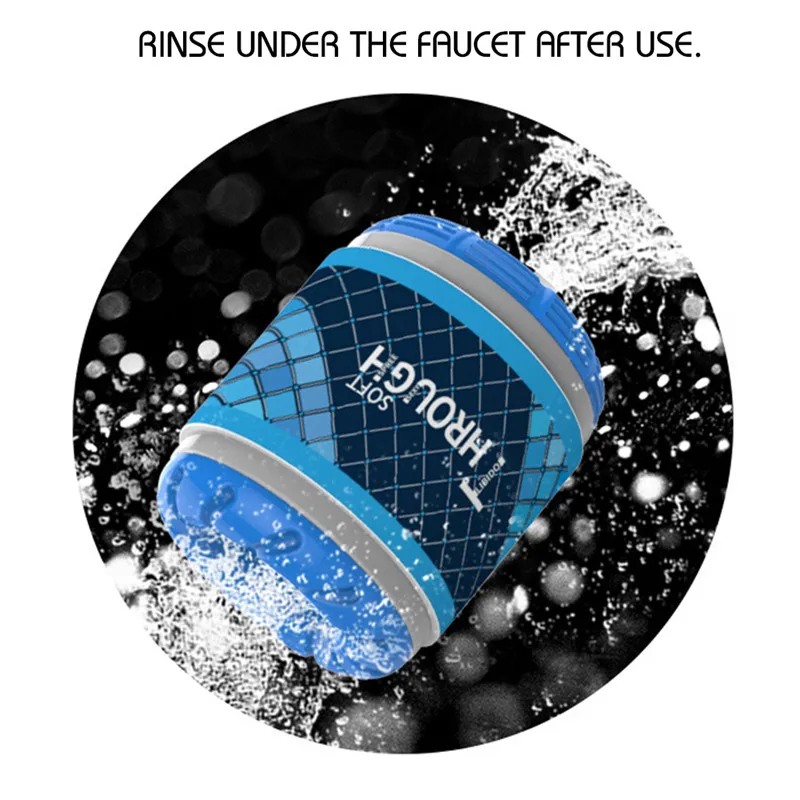 Двойной канал Мужской мастурбатор минет киска искусственная вагина ТПЭ