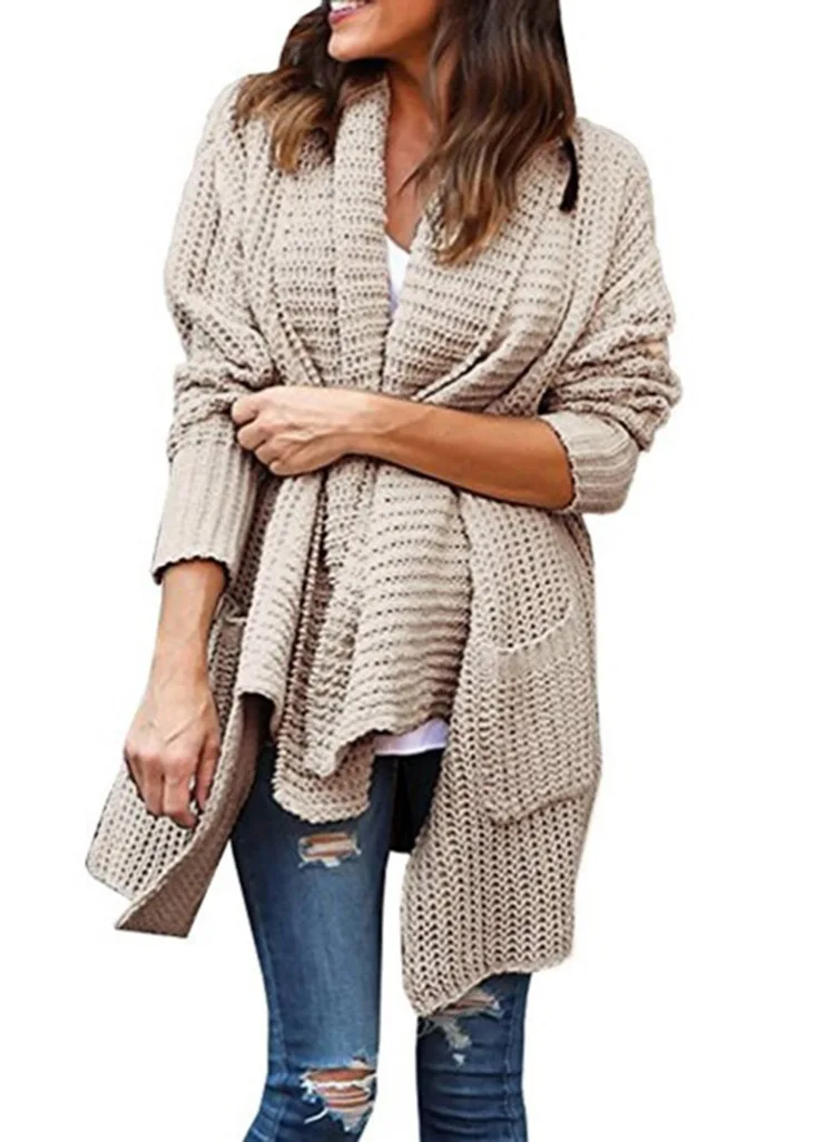 Новинка 2019 модная женская одежда трикотаж свободный большой размер двойной