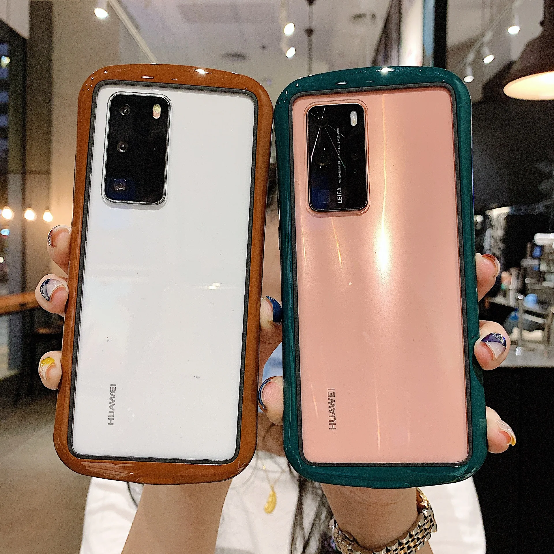 

Small Waist Anti-fall Soft Case for Huawei Mate 30 Pro Mate 20 Pro P40 Pro Nova 5i Nova 5i Pro Camera Lens Protector Case