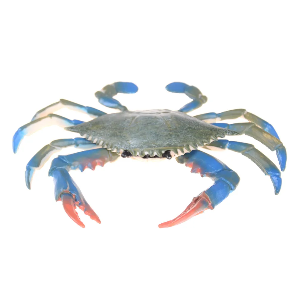 

Sea Life Action Figures Collection Boys Gift Simulation Animals Seafood Model Plastic Crab Toy The Underwater World Toys