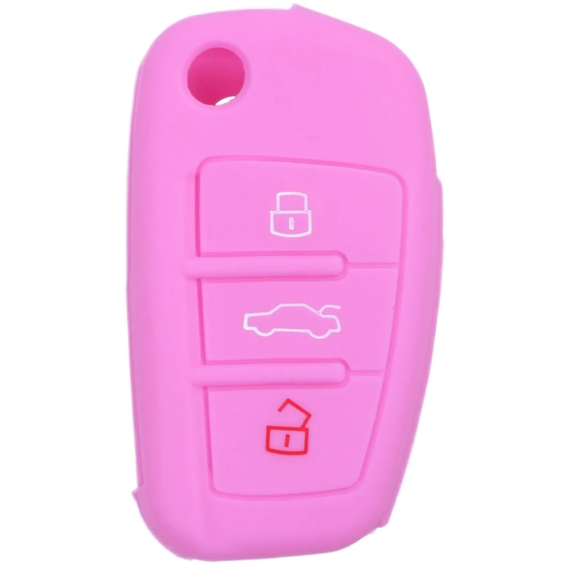 3 кнопочный силиконовый флип-чехол с дистанционным управлением для автомобиля Fob