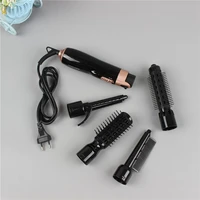 4 in 1 hair blower brush hair straightener curler combo 1000w rotating hair dryer brush professional hot air brush