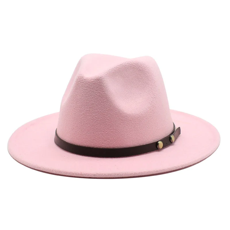 

Шляпа Федора с цепочкой 2021, взрывобезопасная Панама в британском стиле с металлическим ремешком, ретро шляпа для мужчин и женщин, фетровая ш...