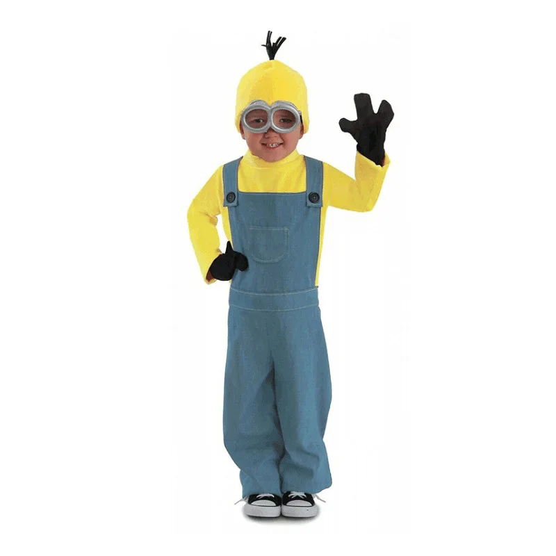 Детский комбинезон миньоны из мультфильма Гадкий я Карнавальный костюм на