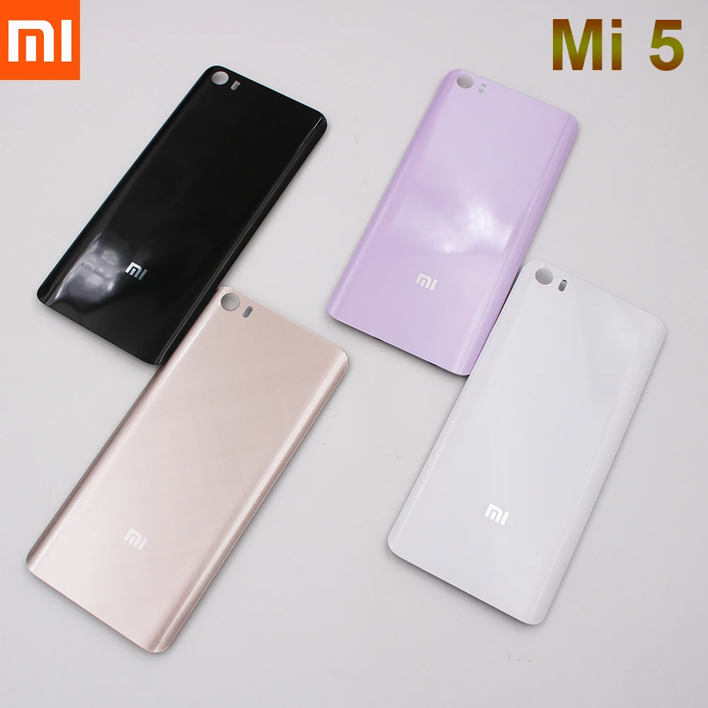 Новая Оригинальная стеклянная задняя крышка батарейного отсека для Xiaomi Mi 5 Mi5 M5