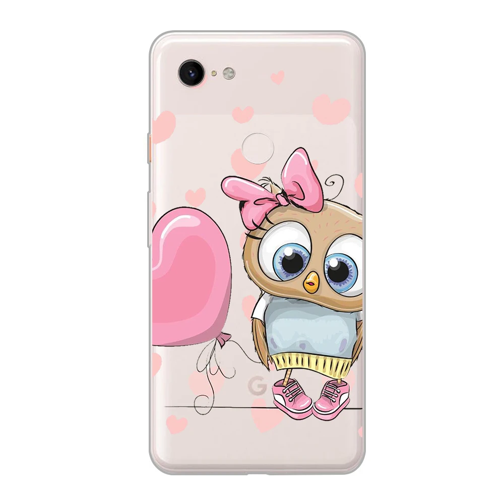 Ciciber милые мультяшные животные сова телефонные чехлы для Google Pixel 3 2 XL мягкая