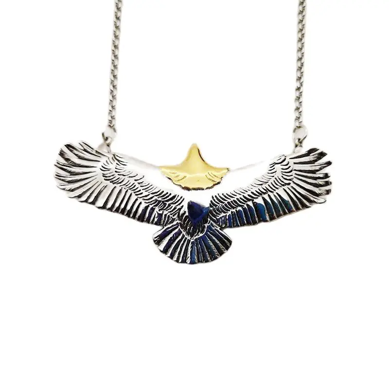Ожерелье с подвеской в виде летающего орла из нержавеющей стали 316L|necklace jewelry|fashion