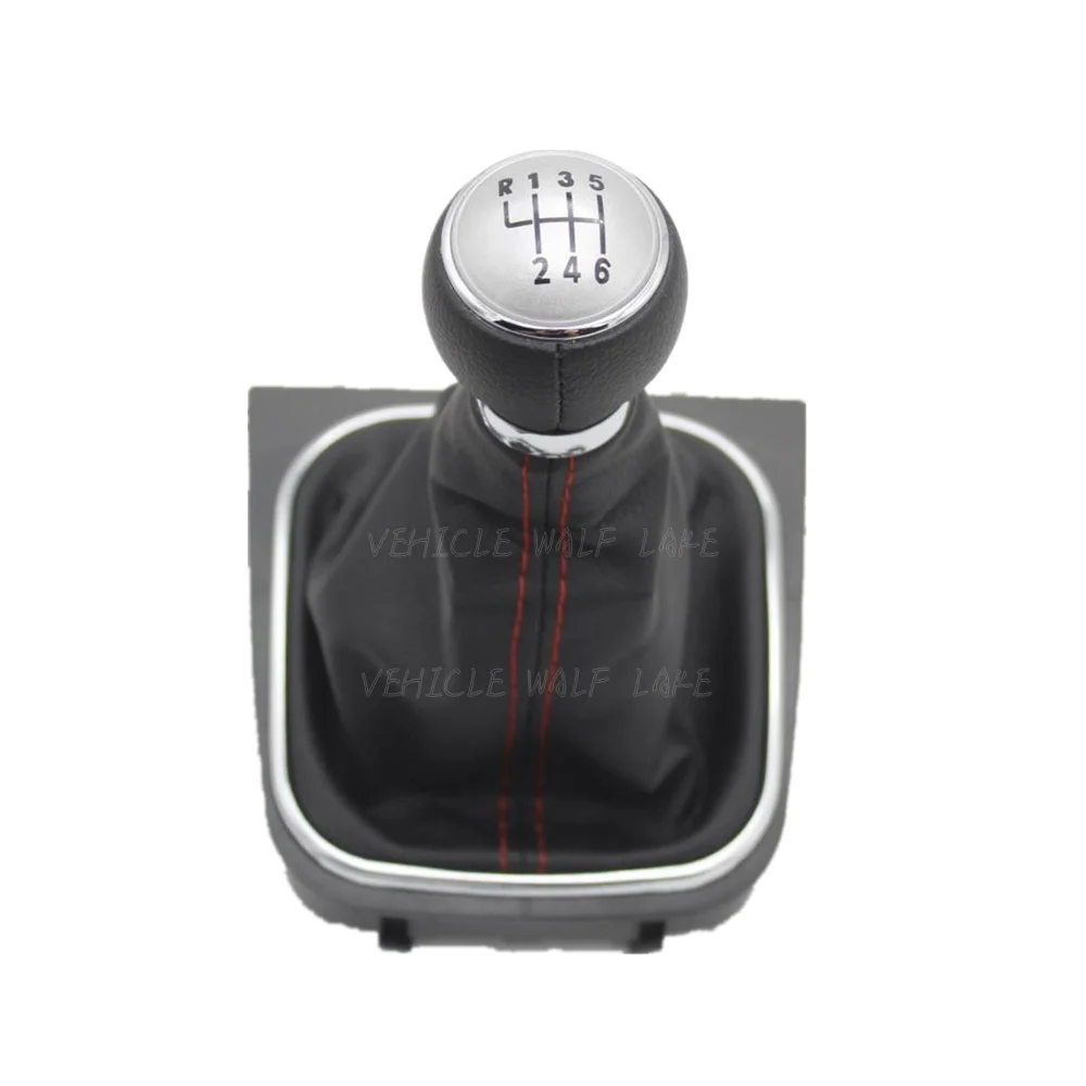 Для VW Scirocco 2009 2010 2011 2012 2013 2014 автомобильный стиль 6 скоростей Ручка переключения