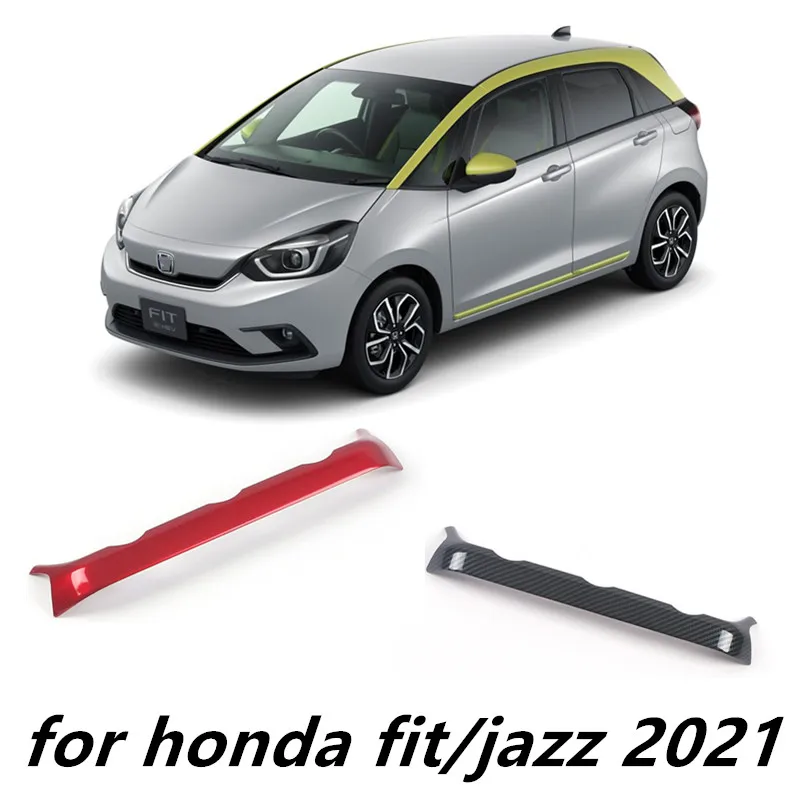 

Car Auto Accessories For honda fit jazz 2021 2022 Wrapping ABS carbon Fiber Dashboard air conditioning control decorative cover