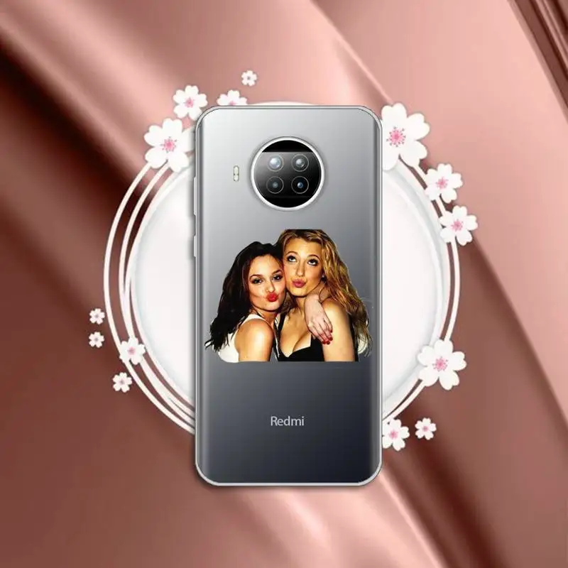 

Cute Gossip Girl Love Best Friends Phone Case Transparent for Xiaomi mi Redmi note 10 t 8 9 pro lite 11 Samsung S 8 9 10 20